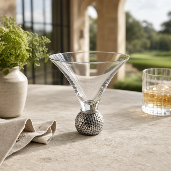 Golf Ball Cocktail /  Martini Glass