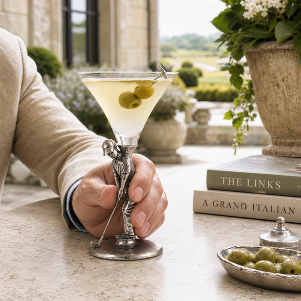 Golfer Cocktail Glass