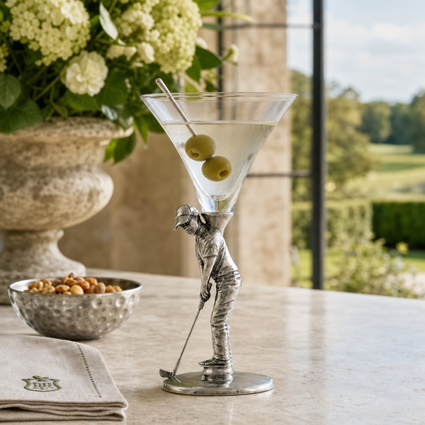 Golfer Cocktail Glass