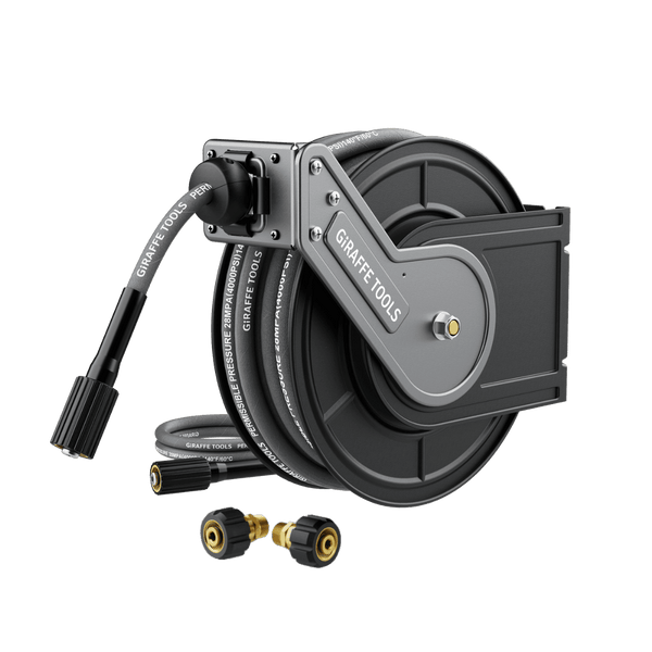 Retractable Pressure Hose Reel - 1/4in