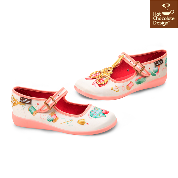 Hot Chocolate Design TAILOR MADE Women's Mary Jane Flat