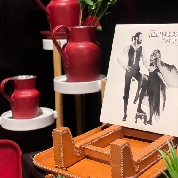 Disco | Leather Record Stand