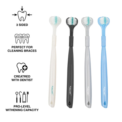 USB Rechargeable Water Flosser & 3D Advanced Tech Toothbrush Set