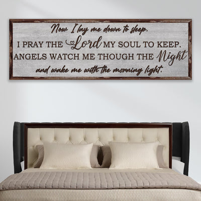Now I Lay Me Down To Sleep Sign