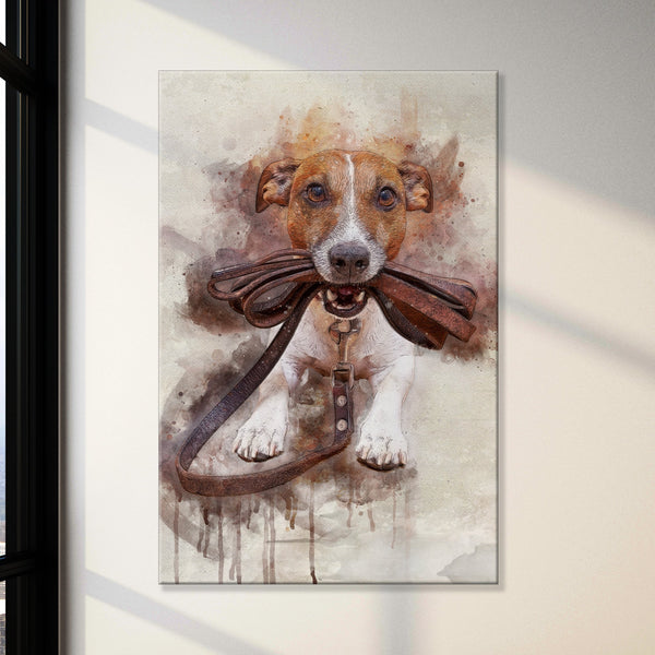 Pet Watercolor Portrait Sign III