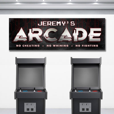 Arcade Family Sign