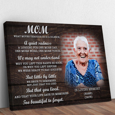 Mom, You're Too Beautiful To Forget Happy Mother's Day Sign