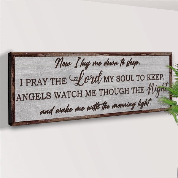 Now I Lay Me Down To Sleep Sign