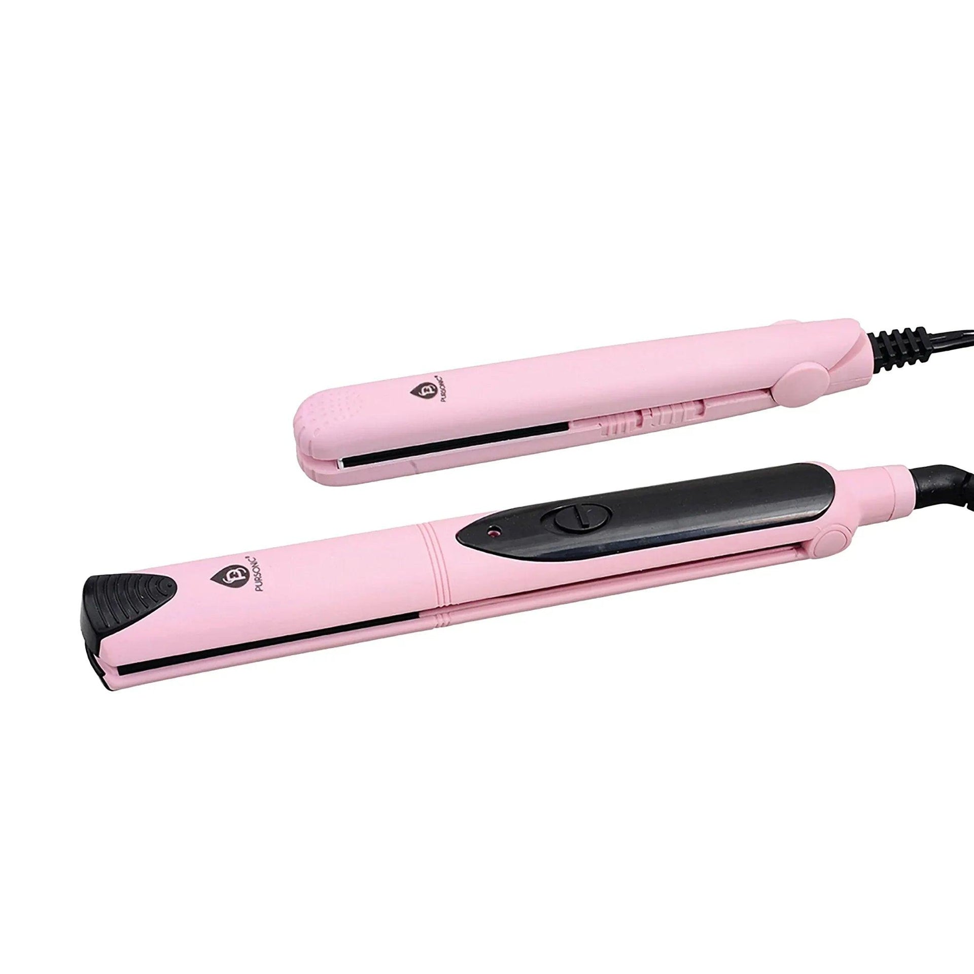Professional Salon Quality Flat Iron Hair Straightener With A Free Travel Straightener - Gifts for You 'n Me