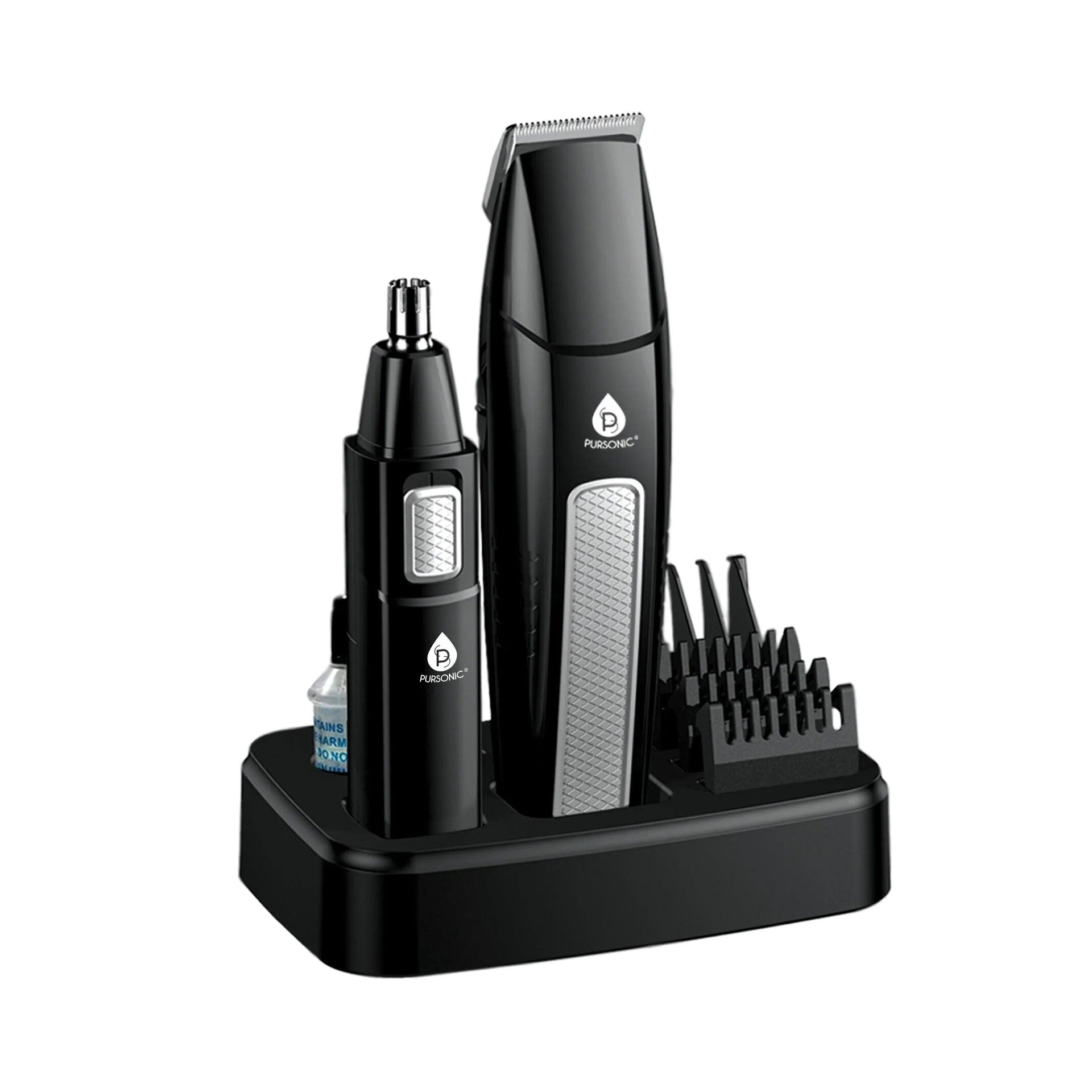 Mario Lopez Mens Grooming Kit , Designed for Hair, Beard, Nose & Ear Grooming, 10 Piece Grooming Kit - Gifts for You 'n Me