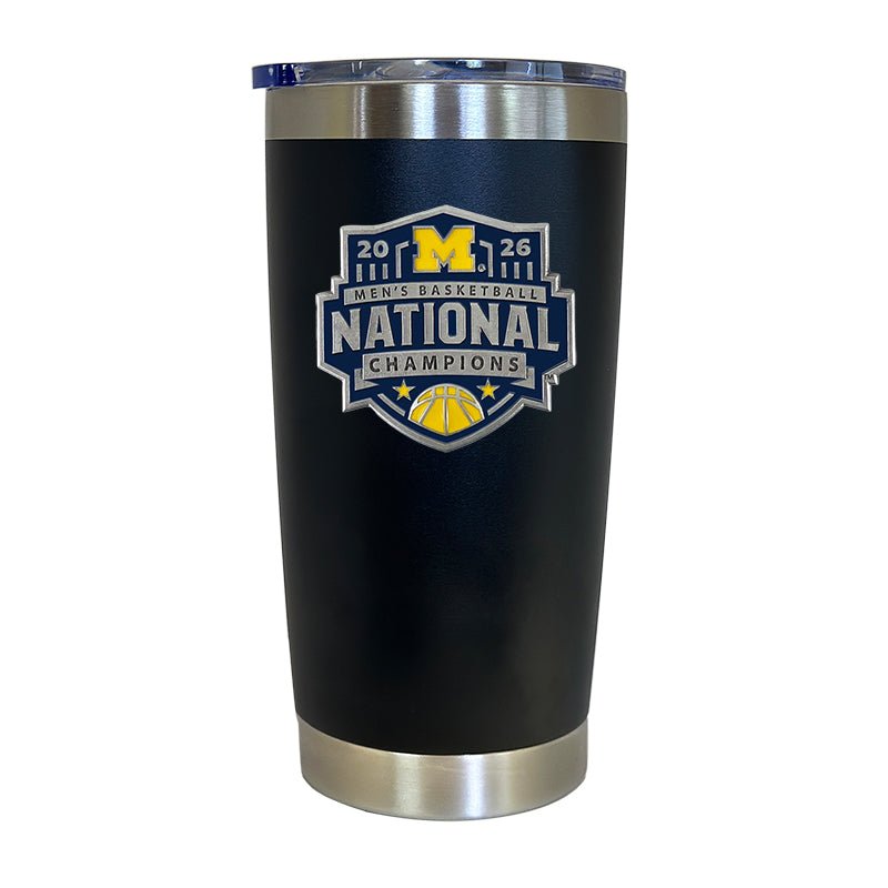 2026 Michigan Basketball Championship Chrome Thermal Drink, 20 oz