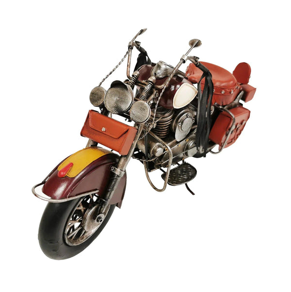 Burgundy Motorcycle Metal Model - Gifts for You 'n Me