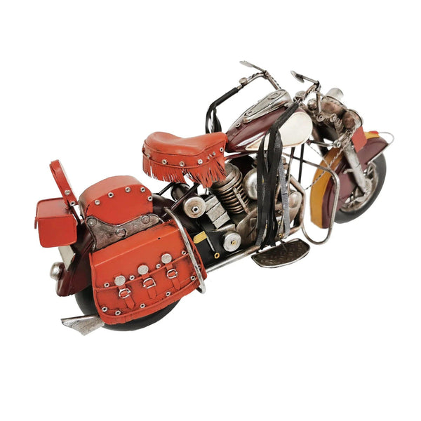 Burgundy Motorcycle Metal Model - Gifts for You 'n Me