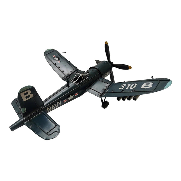 Navy Blue Airplane with Folderable Wing - Gifts for You 'n Me