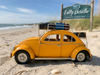 Vintage Yellow Beetle Car Model