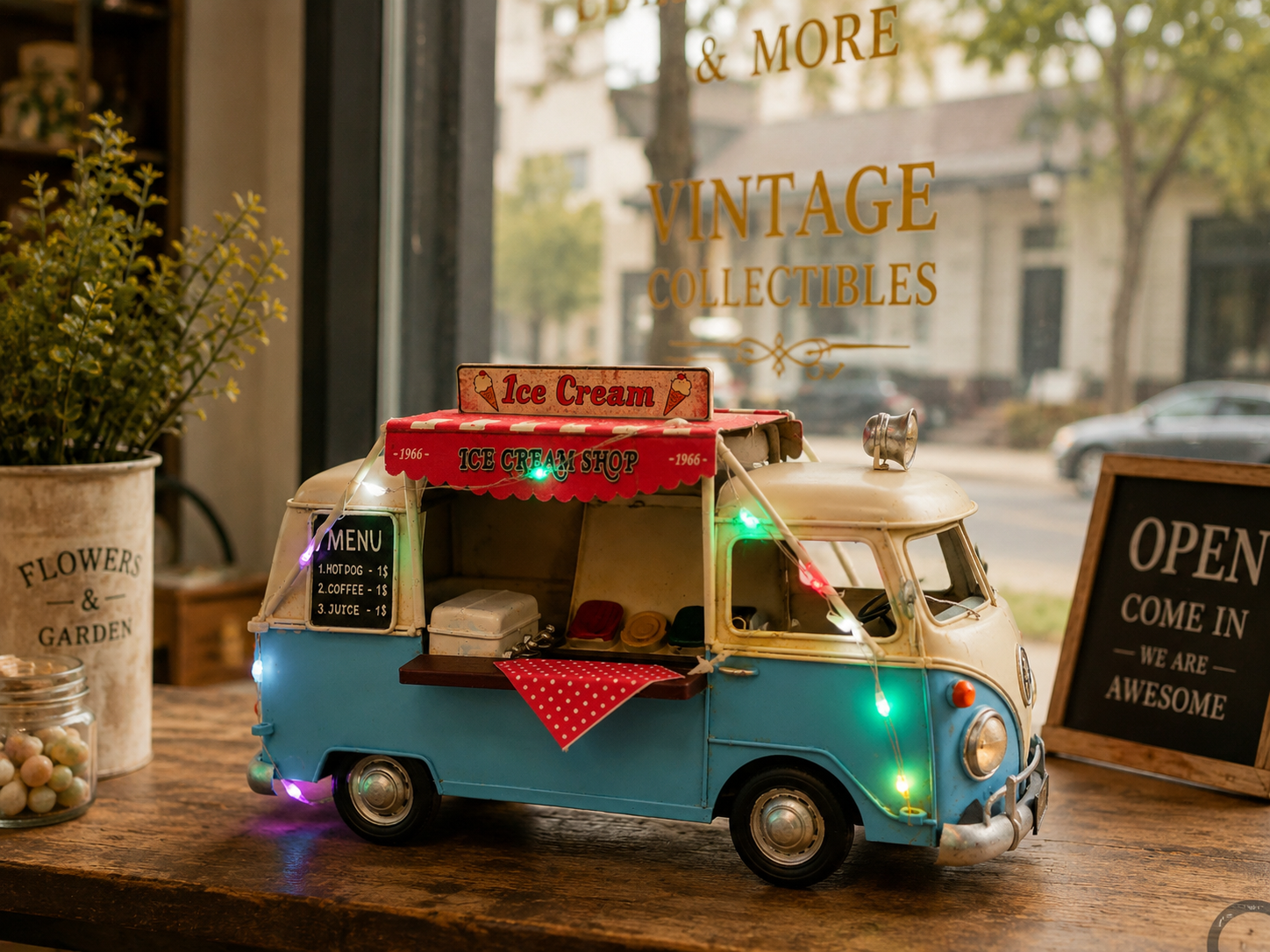 Vintage Lightline Metal Van