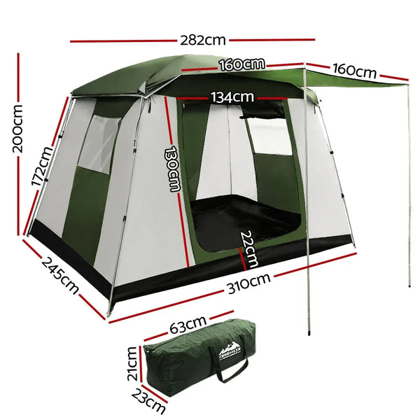 Weisshorn Instant Up Camping Tent 6 Person Pop up Tents Family Hiking