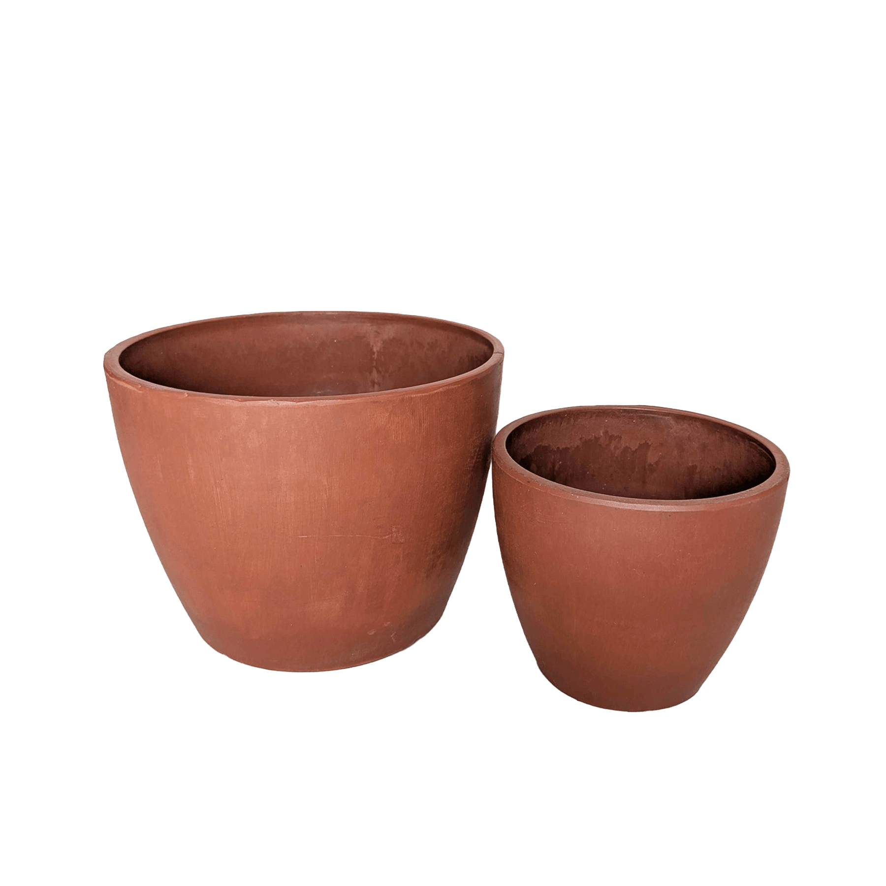 Black and TerraCotta Eco Pots
