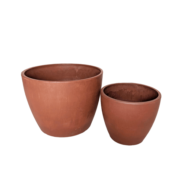 Black and TerraCotta Eco Pots