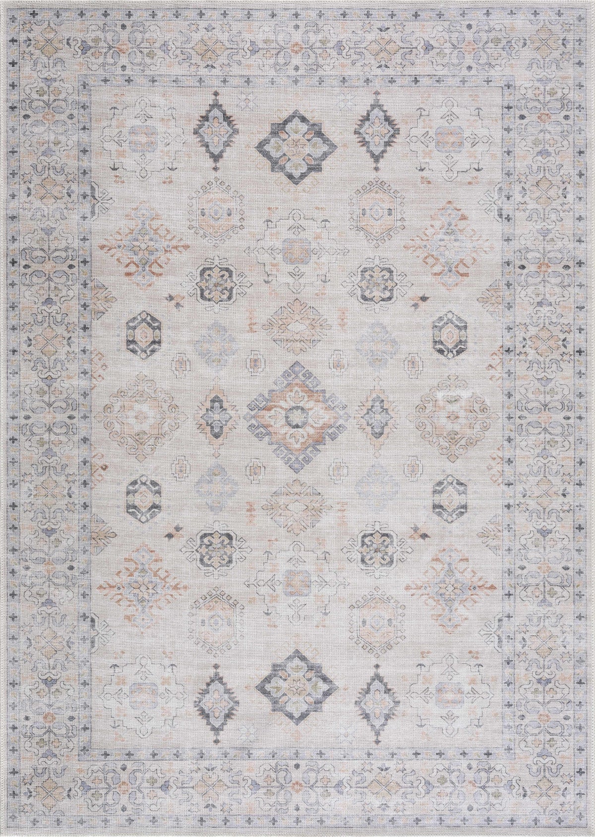 Beige Beckett Washable Rug - Clearance