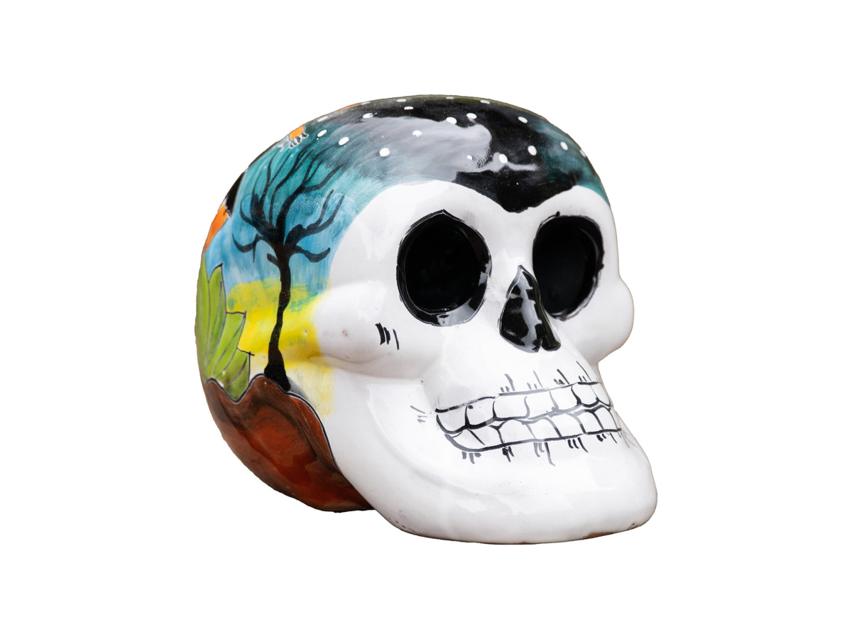 Talavera Skull
