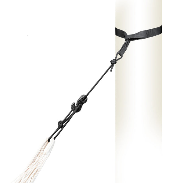 TreeMount 2rope Black - Tree and Pole Suspension Set for Hammocks LA SIESTA