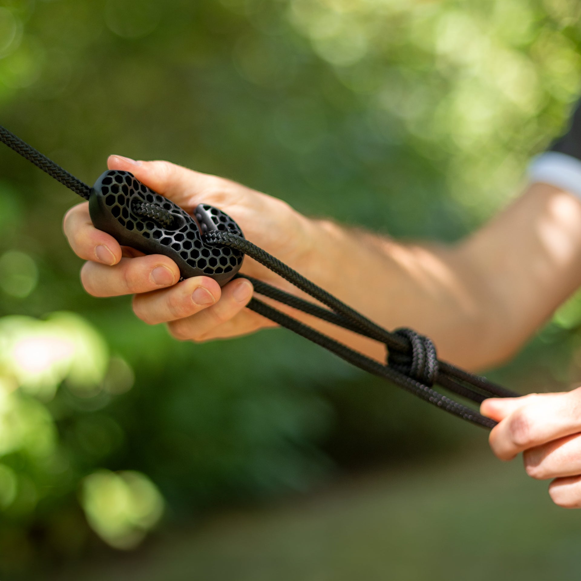 TreeMount 2rope Black - Tree and Pole Suspension Set for Hammocks LA SIESTA