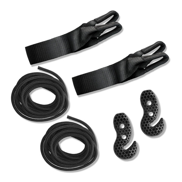 TreeMount 2rope Black - Tree and Pole Suspension Set for Hammocks LA SIESTA