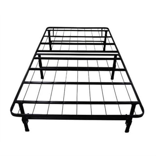 Twin size Black Metal Platform Bed Frame