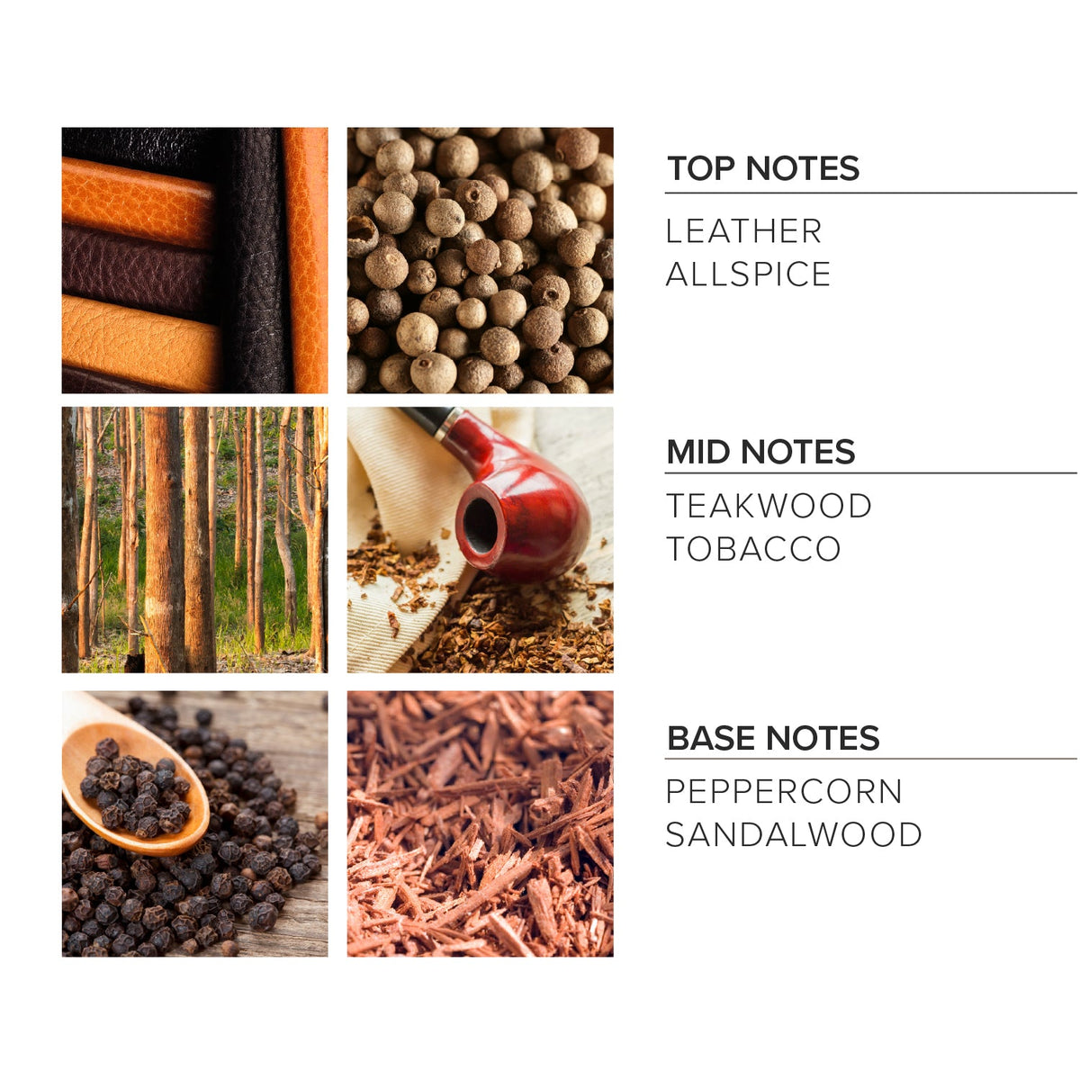 Tobacco Teak Solid Cologne
