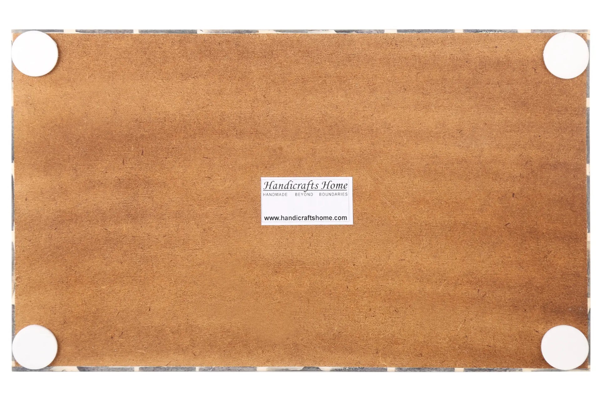 Vanity Trays Moroccan Pattern Bone & Resin Inlay Collection in 10x6, Grey & White