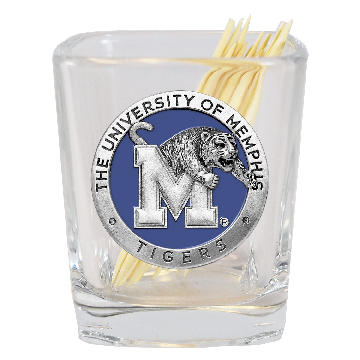 University of Memphis Tooth Pick Holder Heritage Metalworks, Inc.