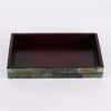 Vanity Tray Verdigris Pattern Bone Inlay Collection in 10x6