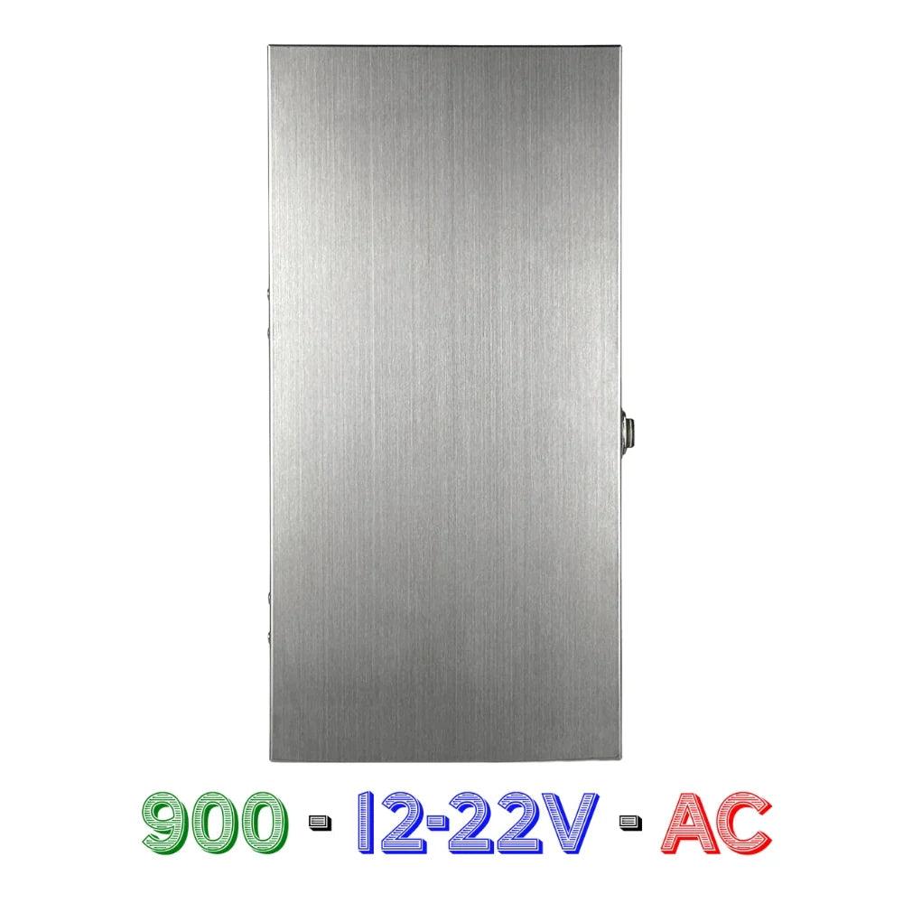 TSRPT900 900W Multi Tap 12V Low Voltage Manual Stainless Steel Transformer IP65 Waterproof
