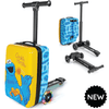 Cookie Monster 4-in-1 Detachable Scooter Luggage