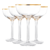 Palazzo Champagne Coupe, Cocktail Glassware, Set of 4