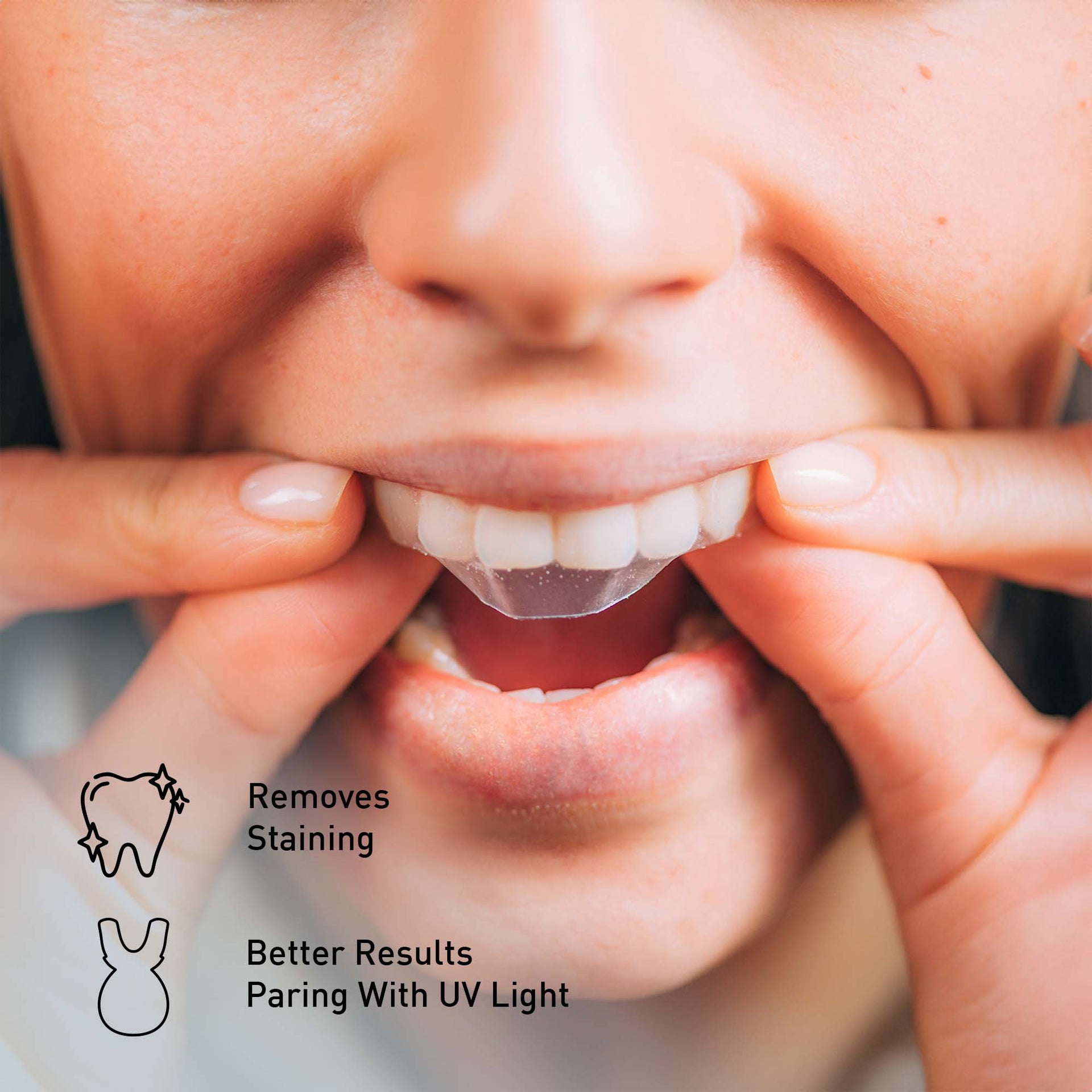 Pursonic LED Teeth Whitening Solution, Whitening Strips & Charcoal Toothbrush Bundle