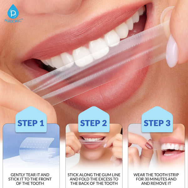 The Ultimate Smile Radiance Kit: Professional Teeth Whitening Strips, Pursonic Whitening Pens & Stainless Steel Tongue Cleaners