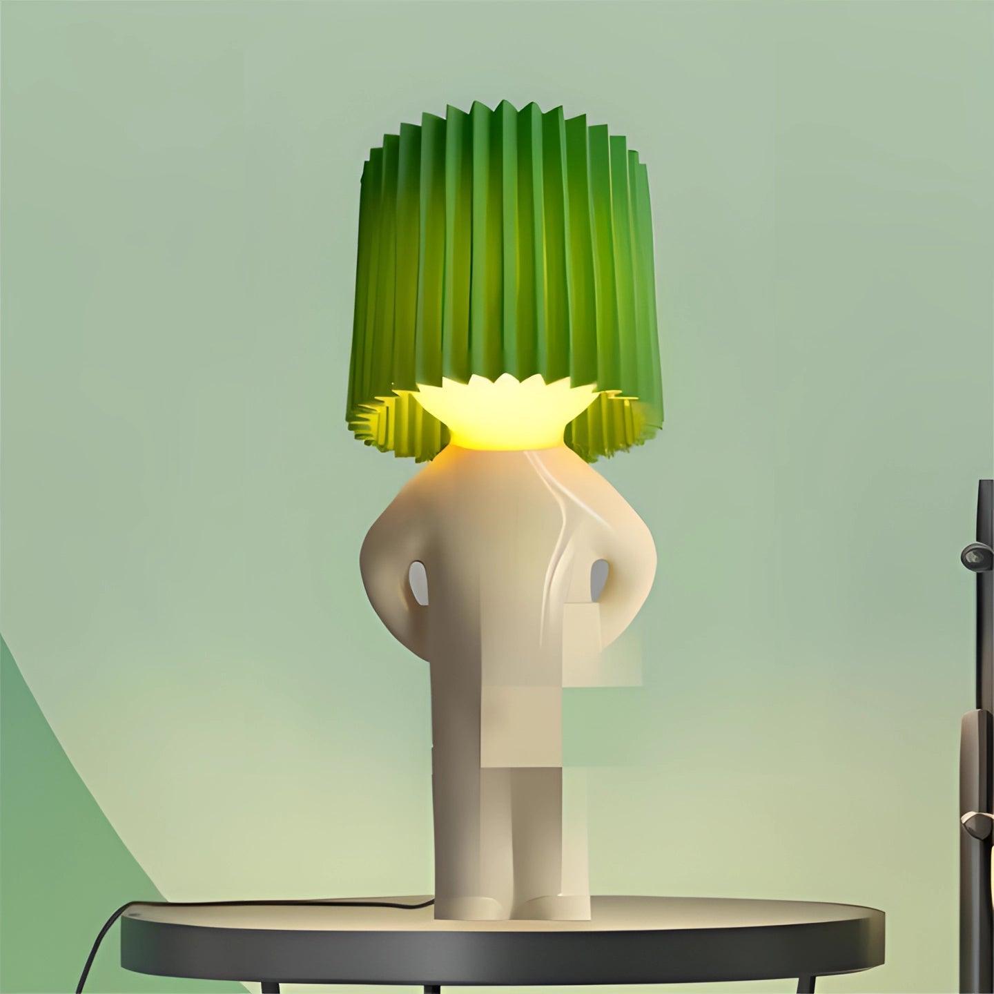 Human Shaped Table Lamp Wireless Battery Operated Novelty Light