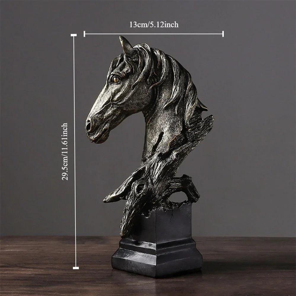Table Decor - Rustic Horse Head Wooden