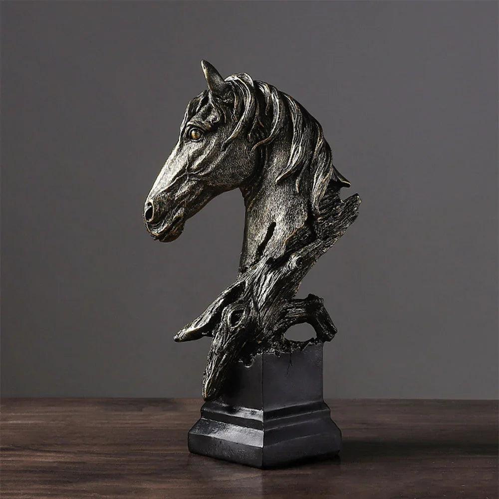 Table Decor - Rustic Horse Head Wooden
