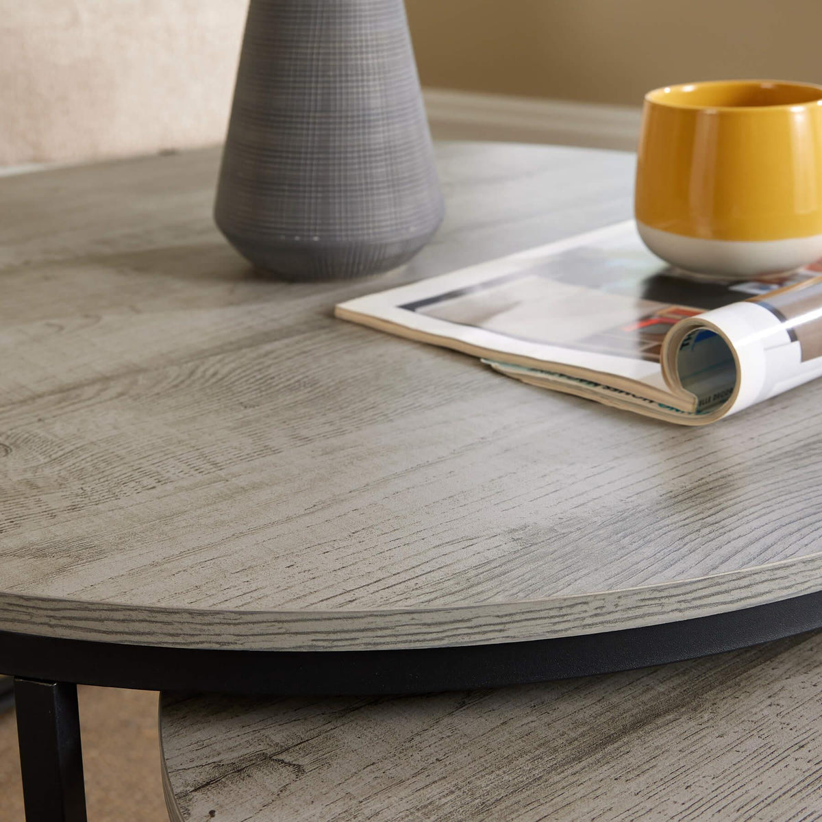 Tables - Stackable Grey Round
