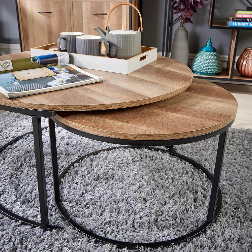 Tables - Stackable Grey Round