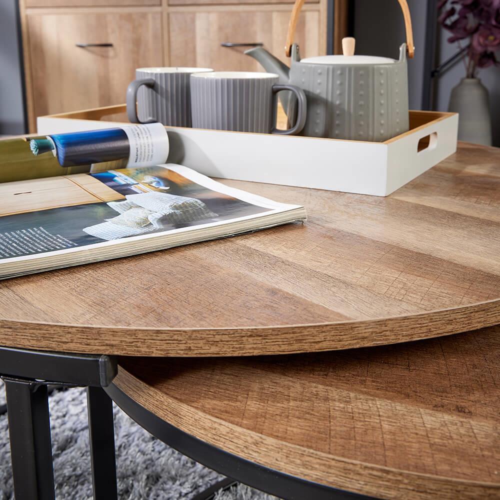 Tables - Stackable Grey Round