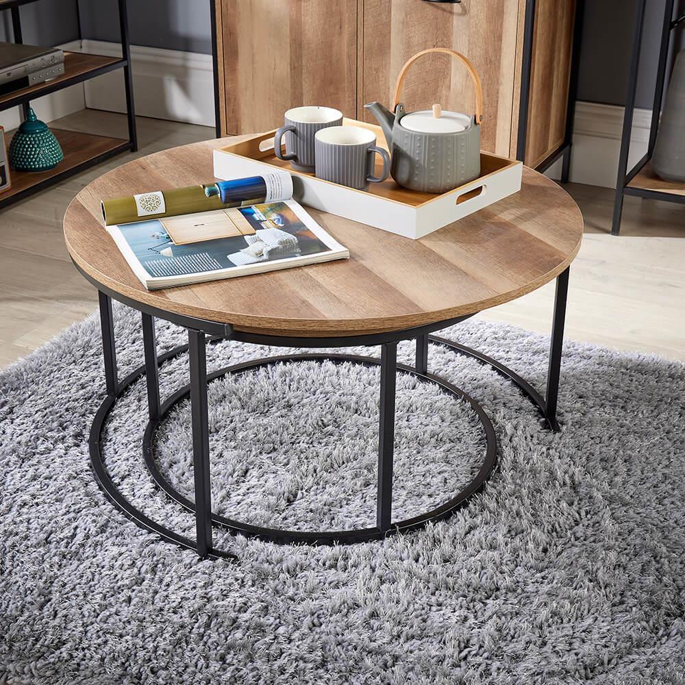 Tables - Stackable Grey Round