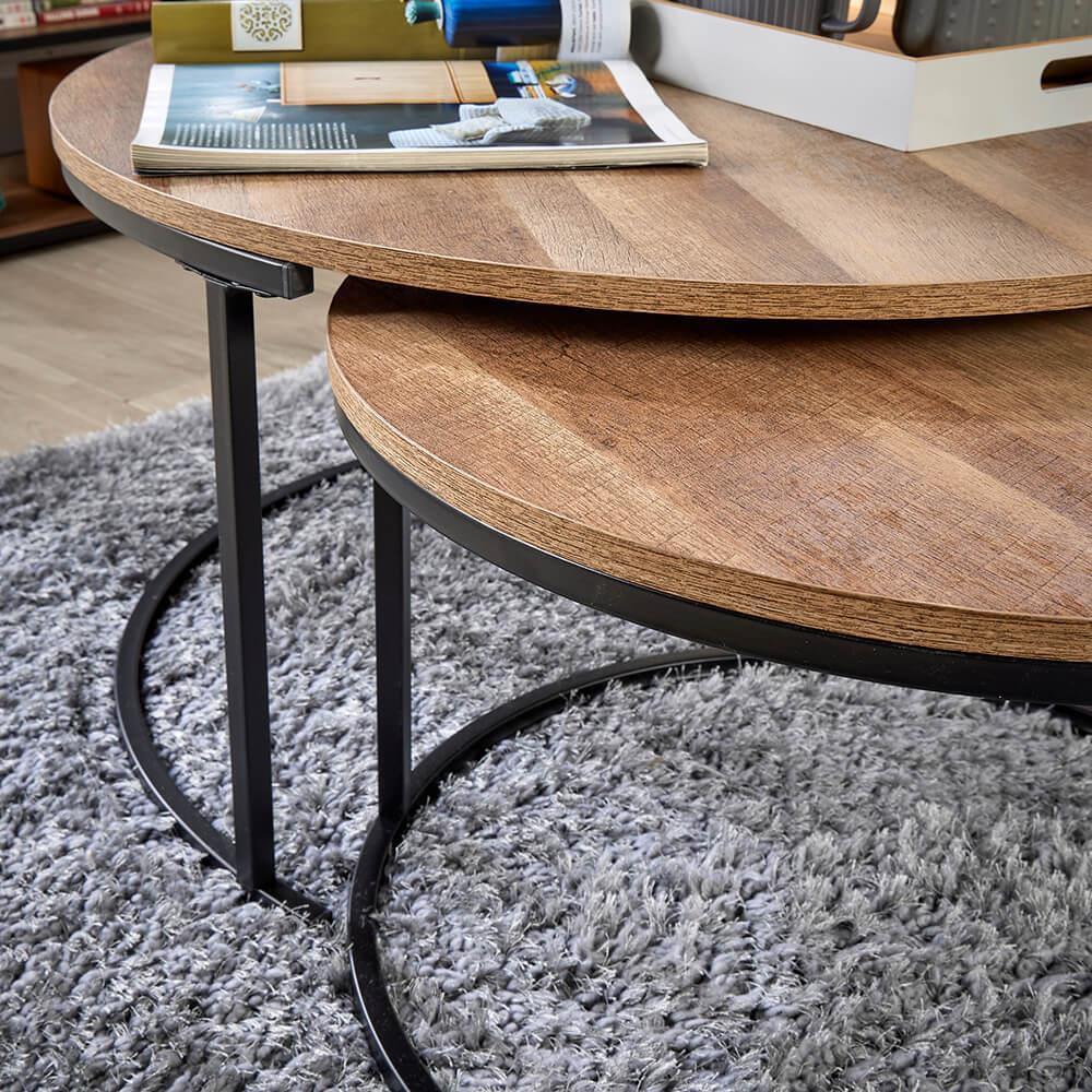 Tables - Stackable Grey Round