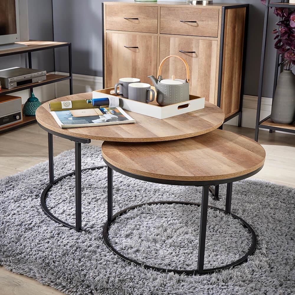 Tables - Stackable Grey Round