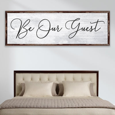 Be Our Guest Sign IV