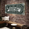 Garage Bar Victorian Vintage Sign