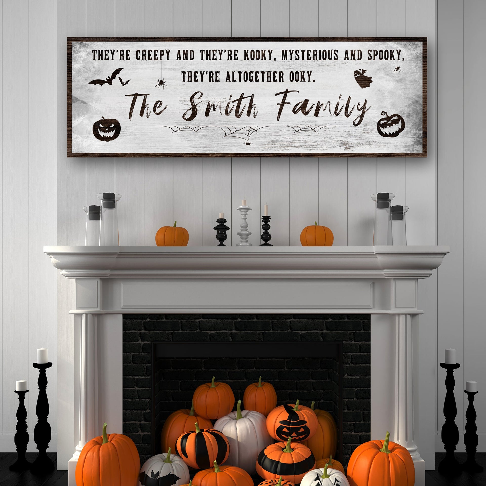 Creepy Family Sign